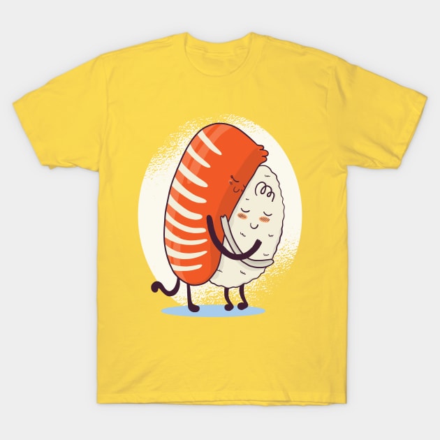 Sushi Hug T-Shirt by Hmus